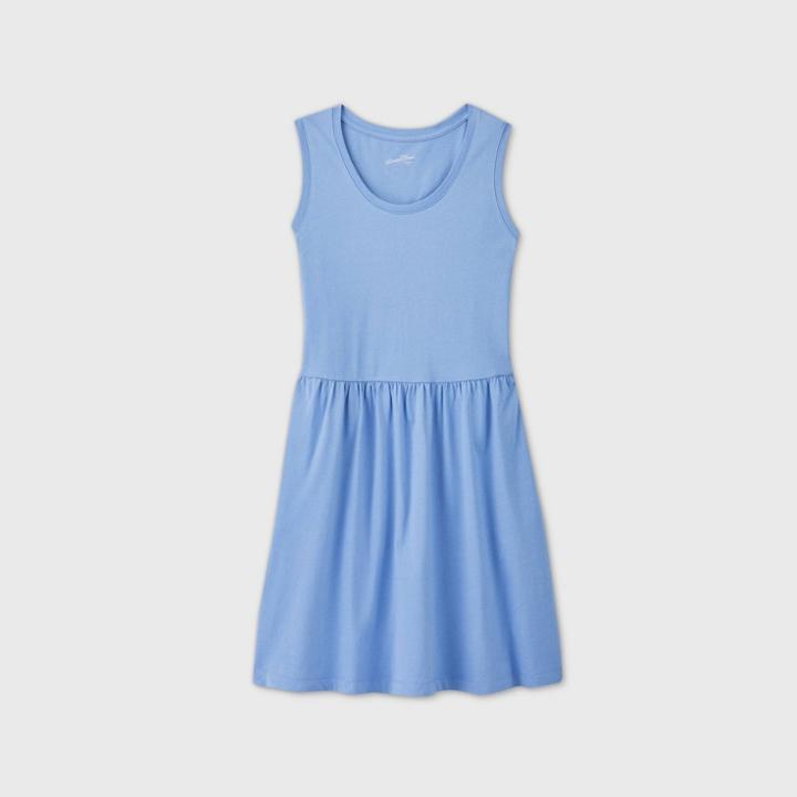 Women's Sleeveless Babydoll Dress - Universal Thread Blue