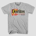 Frito-lay Men's Doritos Tortilla Chips Short Sleeve Graphic T-shirt - Heather Gray S, Men's,