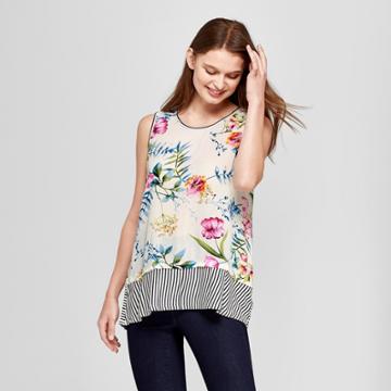Women's Floral Blouse - Loramendi - Yellow/black