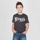 Boys' Harry Potter Muggle Short Sleeve Graphic T-shirt - Black
