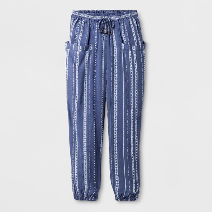 Girls' Woven Palazzo Pants - Art Class Gray