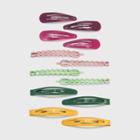 Bobbie Pins And Snap Hair Clip Set 12pc - Wild Fable Assorted Greens