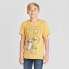 Boys' Star Wars Vintage Droids Wash T-shirt - Gold S, Boy's,