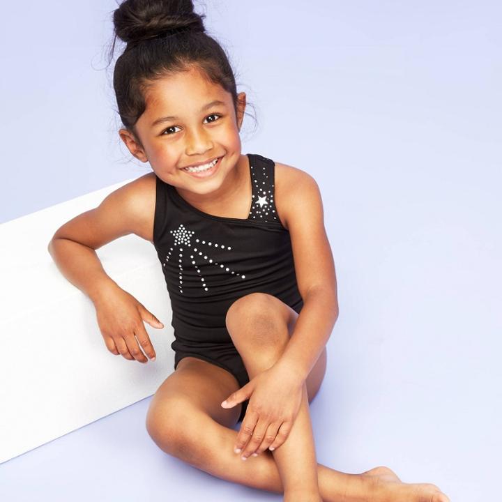 More Than Magic Toddler Girls' Celestial Star Colorblocked Leotard - More Than