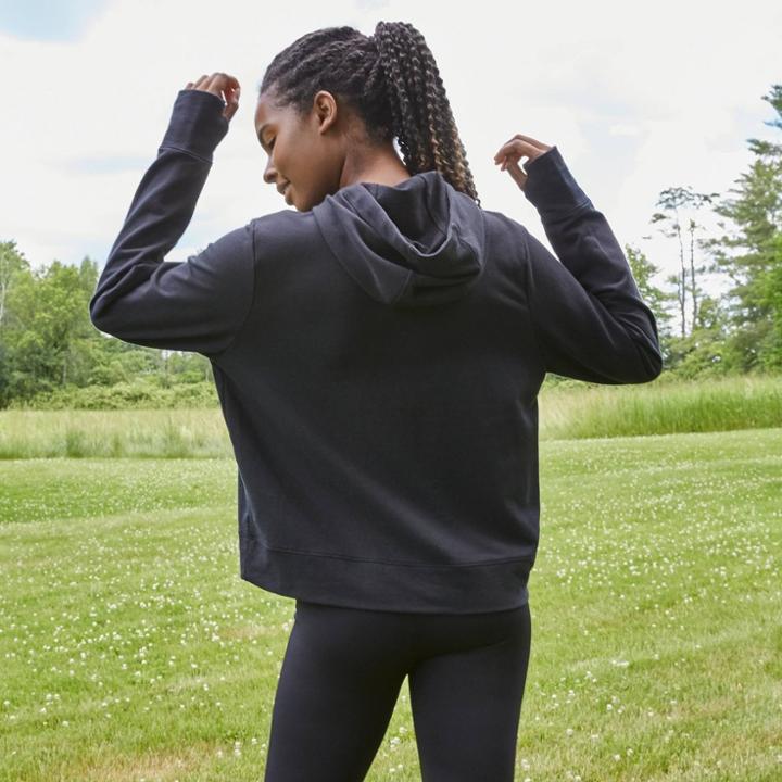 Women's Fleece Hoodie - All In Motion Black