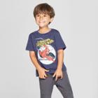 Toddler Boys' Marvel Spider-man Short Sleeve T-shirt - Navy