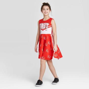 Girls' Disney High School Musical Wildcats Cheer Dress - Red S, Girl's,