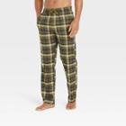 Men's Plaid Flannel Pajama Pants - Goodfellow & Co Green
