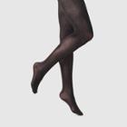 Women's 50d Opaque - A New Day Black L/xl,
