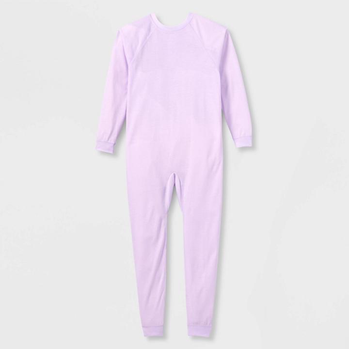 Kids' Adaptive Reversible Pajama Jumpsuit - Cat & Jack Lilac