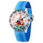 Boys' Disney Moana, Maui, Heihei And Pua Clear Plastic Time Teacher Watch - Blue, Boy's