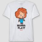 Men's Chucky Chibi Short Sleeve Graphic T-shirt - White