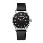 Target Men's Wenger Avenue - Swiss Made - Black Dial Silicone Strap Watch - Brown