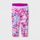 Girls' Printed Capri Leggings - C9 Champion Floral Print M,
