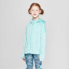 Girls' Striped Elevated Tech Fleece Full Zip Hoodie - C9 Champion