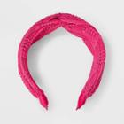 Twisted Crochet Headband - A New Day Pink