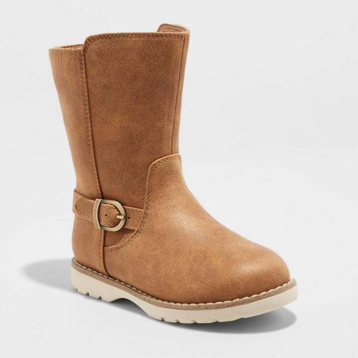 Toddler Girls' Tierney Riding Boots - Cat & Jack Brown