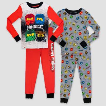 Boys' Lego Ninjago 4pc Snug Fit Pajama