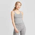 Women's Slim Fit Any Day Tank Top - A New Day Heather Gray Xs, Women's, Grey Gray