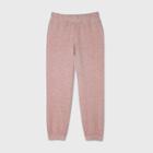 Girls' Fleece Joggers - Art Class Coral