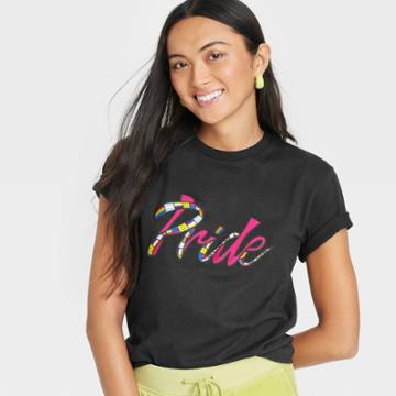 Ph By The Phluid Project Pride Adult Pride Flags Phluid Project Short Sleeve T-shirt - Black