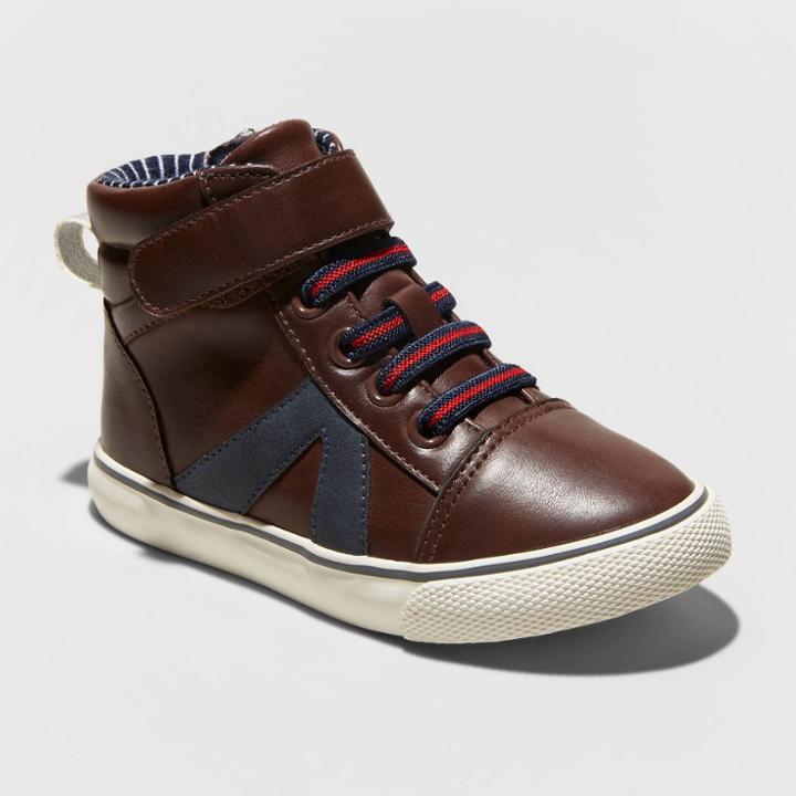 Toddler Boys' Ed Sneakers - Cat & Jack Brown