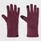 Women's Jersey Lined Glove - All In Motion Burgundy