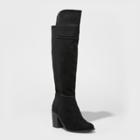 Women's Alica Stitch Detail Riding Fashion Boots - Universal Thread Black