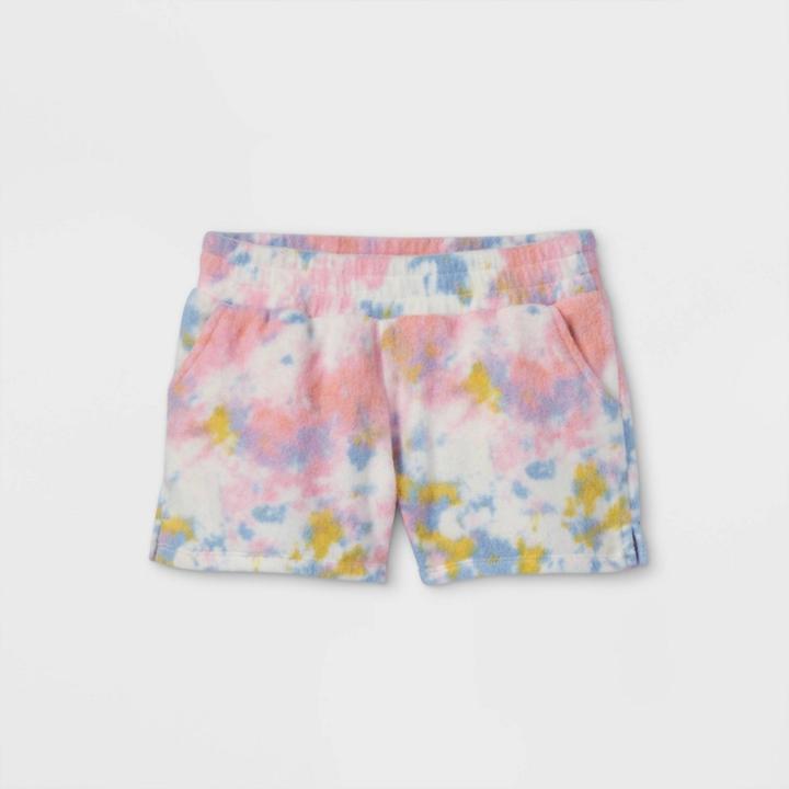 Toddler Girls' Soft Fleece Pull-on Shorts - Cat & Jack Warm Pink