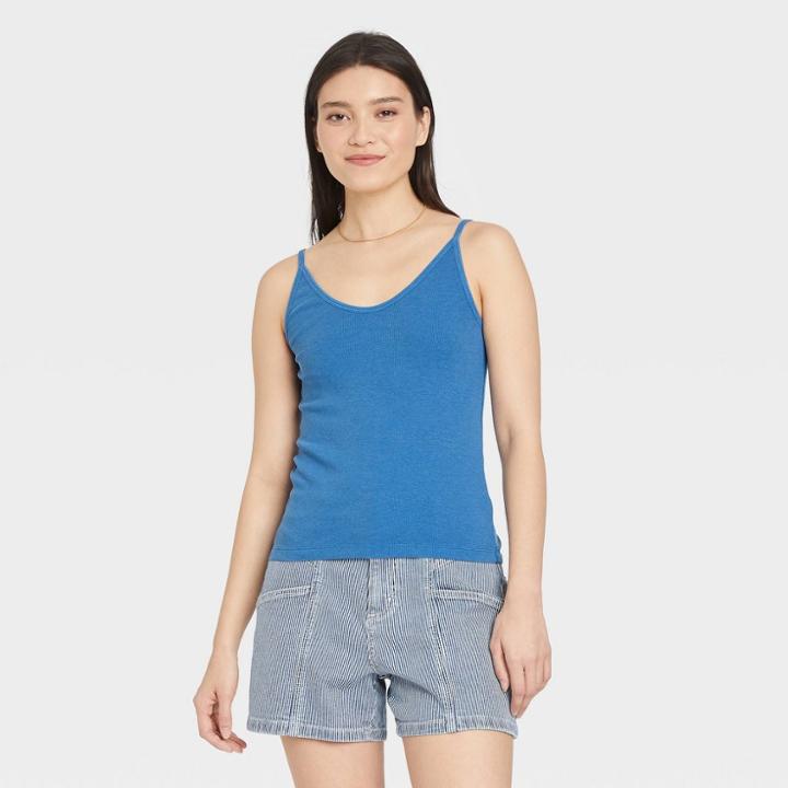 Women's Slim Fit Camisole - Universal Thread Blue