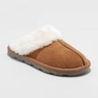 Women's Chandra Genuine Suede Slide Slipper - Stars Above Chestnut 6, Women's, Brown