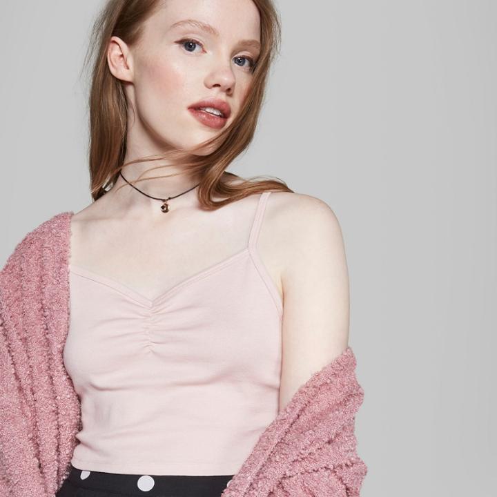 Women's Sweetheart Neckline Cami - Wild Fable Pink