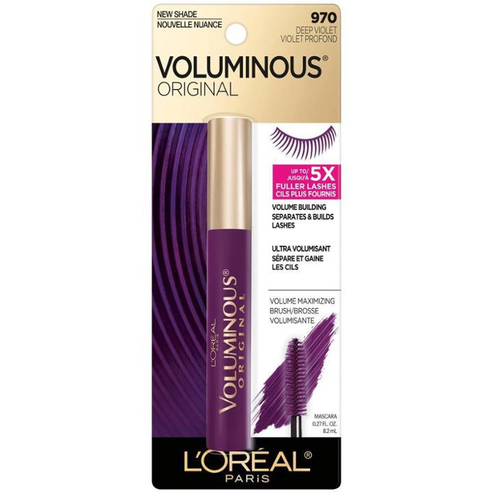 L'oreal Paris Voluminous Orginal Waterproof Mascara - 970 Deep Violet