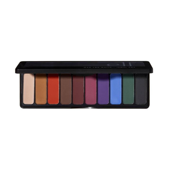 E.l.f. Mad For Matte Eyeshadow Palette Jewel Pop - .49oz,
