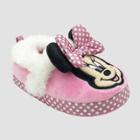 Toddler Girls' Disney Minnie Mouse Ballet Slippers - Pink S(5-6), Toddler Girl's, Size: