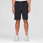Men's Textured Printed Golf Shorts - Jack Nicklaus Caviar/black