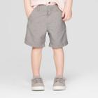 Toddler Boys' Quick Dry Chino Shorts - Cat & Jack Heather Gray