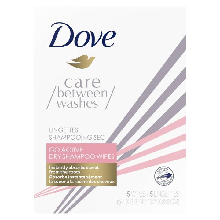 Dove Beauty Go Active Dry Shampoo Hair Wipes