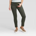 Women's Mid-rise Skinny Jeans - Universal Thread Olive 00, Women's, Green