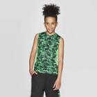 Boys' Camo Print Sleeveless T-shirt - C9 Champion Green