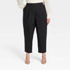 Women's Plus Size High-rise Jogger Pants - Who What Wear Black