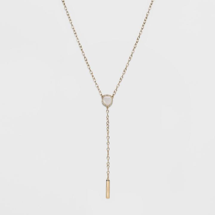Sugarfix By Baublebar Resin Y-necklace - White