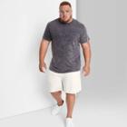Men's Big & Tall 8.5 Printed Relaxed Fit Jogger Shorts - Original Use White/pinwheel