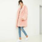 Women's Faux Fur Jacket - Wild Fable Blush Pink