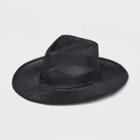 Women's Western With Band Cowboy Hat - Wild Fable Black