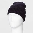 Men's Multi Ribbed Textured Knit Beanie - Goodfellow & Co Blue,