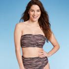 Women's Bandeau Bikini Top - Kona Sol Black D/dd Cup