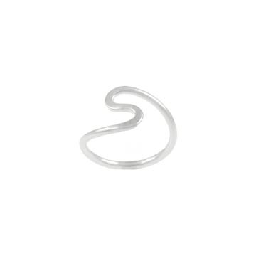 Journee Collection Women's Tressa Collection 's' Ring In Sterling Silver -