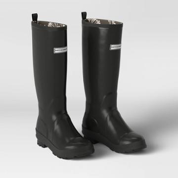 Smith & Hawken Women's Tall Rain Boots Black 7 -