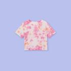 Girls' Tie-dye Boxy Short Sleeve T-shirt - More Than Magic Moxie Peach